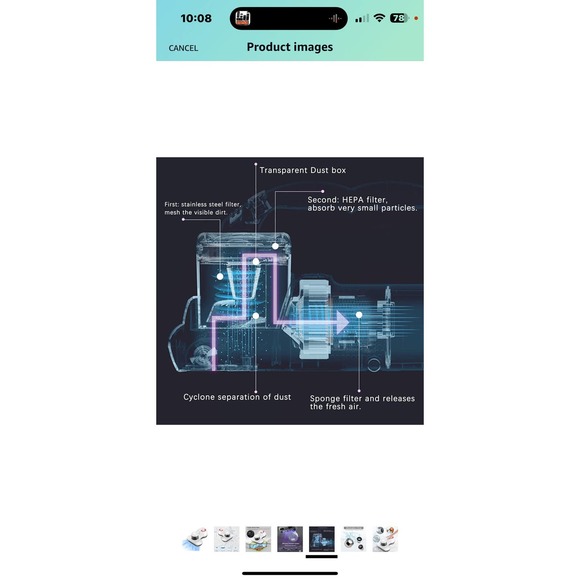 NEW Hersven Mattress Vacuum Cleaner, UV HANDHELD Bed Vacuum Cleaner - Picture 15 of 15